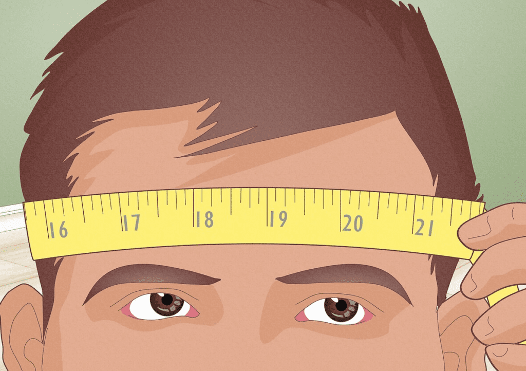 Measure for a Fitted Baseball Cap