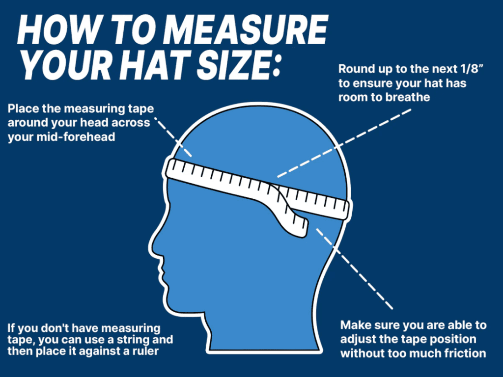 Measure for a Fitted Baseball Cap 2