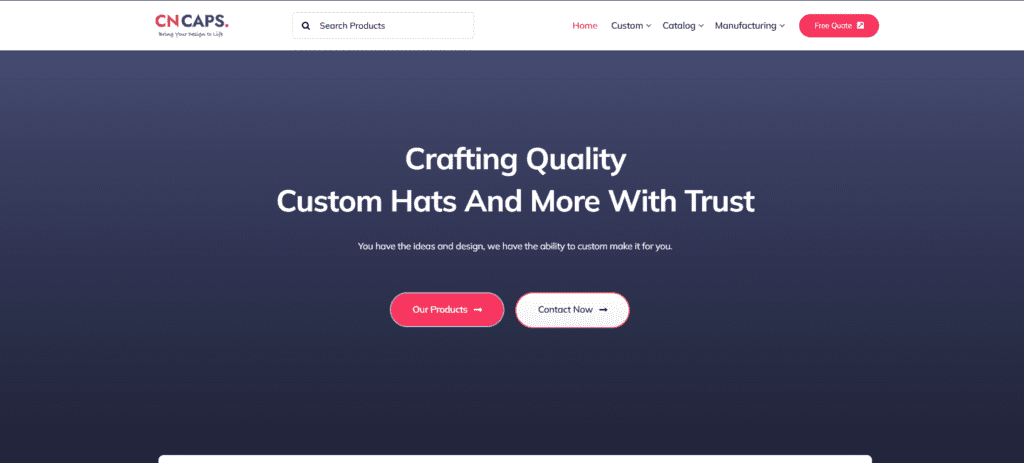 CNCAPS JoinTop | Custom Hat Manufacturer Supplier | OEM ODM Headwear Factory