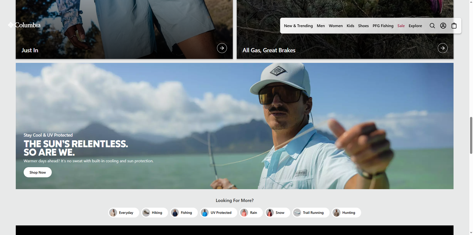 Columbia website