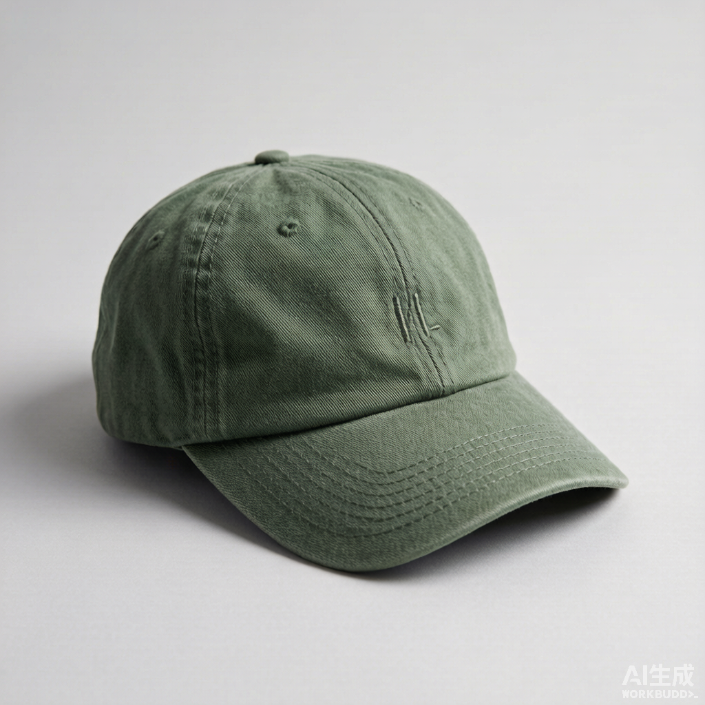 Washed organic cotton dad hat in earth tone with minimal embroidery — a top 2026 hat trend